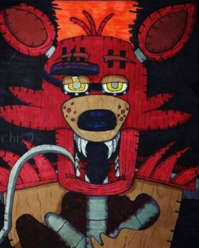 9 x 12 Fnaf fan art Freddy fazbear DB