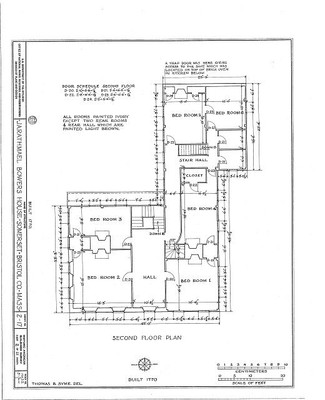 Jarathmael Bowers House,55 Main Street,Somerset,Bristol County,Massachusetts,10