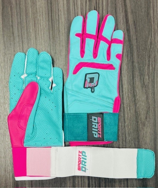 NEW Sportz Drip Youth Premium Pro Cuff Batting Gloves - Youth X-Small