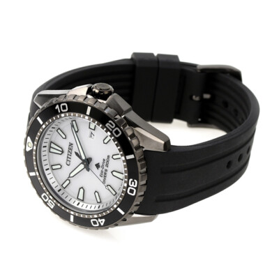 Pre-owned Citizen Promaster Marine Bn0197-08a Eco-drive Solar Men Watch Diver 200m
