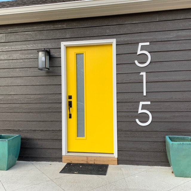 16 inch Modern House Address Numbers Letters, color choices