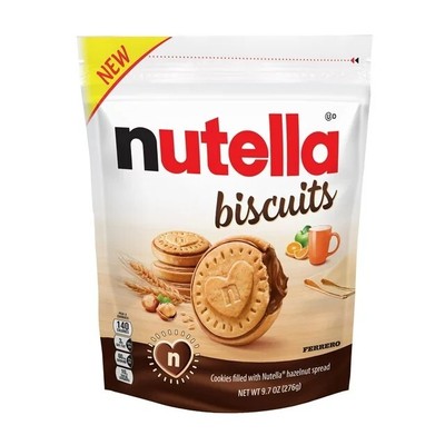 Nutella Biscuits Cookies filled with Nutella Hazelnut Spread, 9.7 OZ