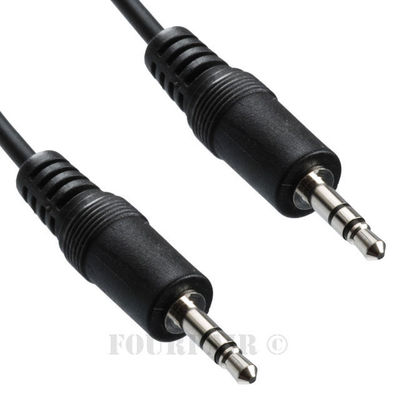 15ft 1/8'' 3.5mm Stereo Audio Headphone Cable Cord Male to Male M/M MP3 Aux PC