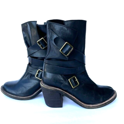 Jeffrey campbell france strapped clearance boot