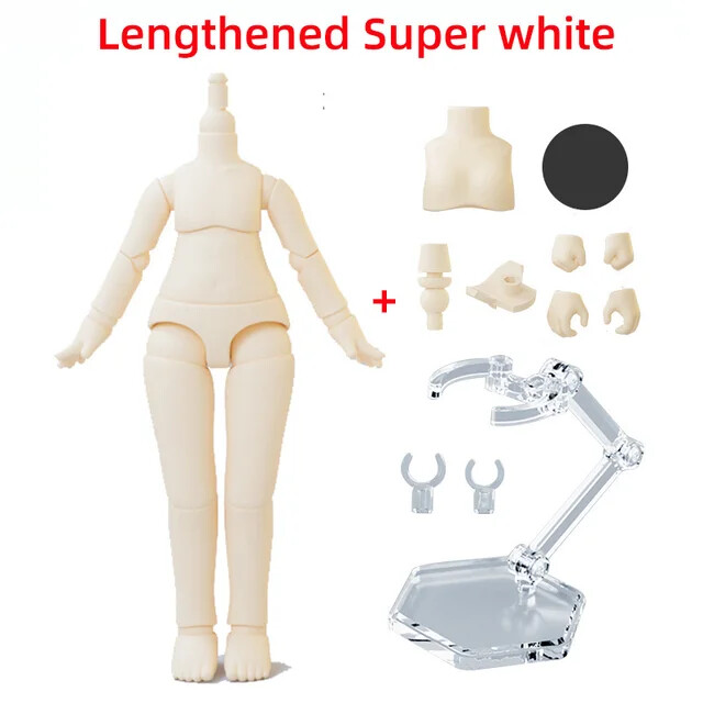 New YMY Body Joint Doll BJD 2nd Gen DIY 1/12 Scale Boy Girl Obitsu 11 GSC Head
