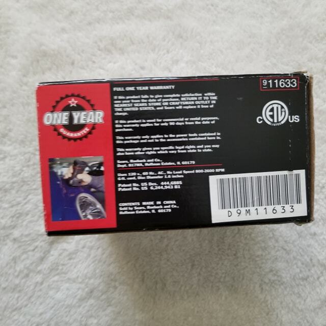 NEW Craftsman 3D Palm Sander Model 11633 w/ Box 800-2600 RPM Ergonomic design