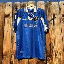 CHELSEA FC 1997-1999 Shirt Vintage Jersey Kit Retro Autoglass Fits Menâs XL | eBay