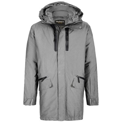 Pre-owned Jack Wolfskin Texapore The Shoreditch Jacket Grey Mens Coat 1108701 6038 In Gray