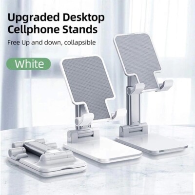 Adjustable Phone Tablet Desktop Stand Desk Holder Mount Cradle For iPhone iPad