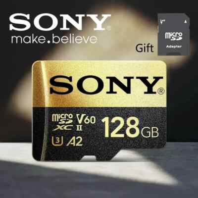 SONY Micro SD TF Card Mini 64GB - 1024GB Memory Card Class High Speed
