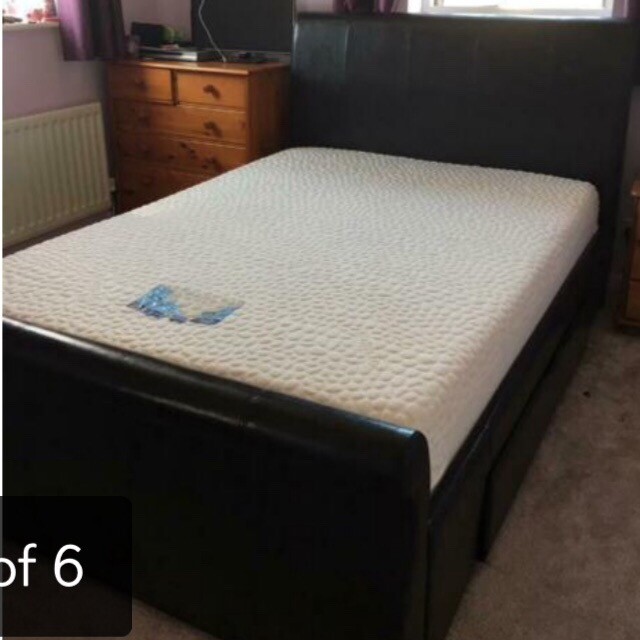 Dreams Leather Sleigh Bed In Bicester Oxfordshire Gumtree