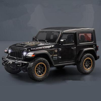 1:18 Jeeps Wrangler Rubicon Alloy Car Model Diecasts Metal Off-road Vehicles Car