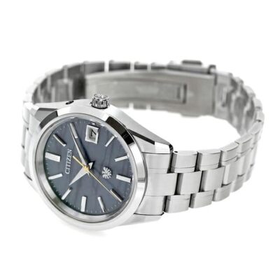 Pre-owned Citizen The  Brand 100th Anniv. Aq4100-65l Eco-drive Japanese Paper Dial
