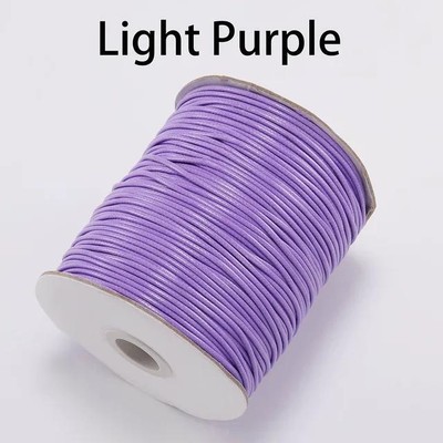 Leather Waxed Cord - Cotton Thread String Necklace Rope Jewelry Making 10Meters