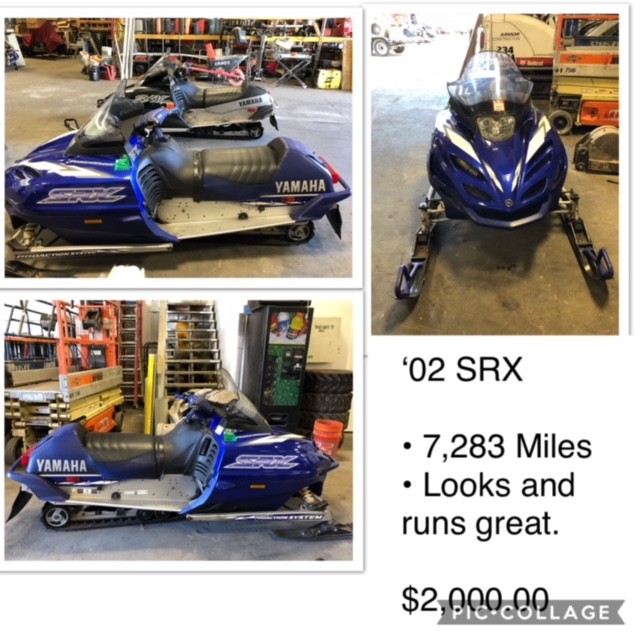 Snowmobile - '02 Yamaha SRX