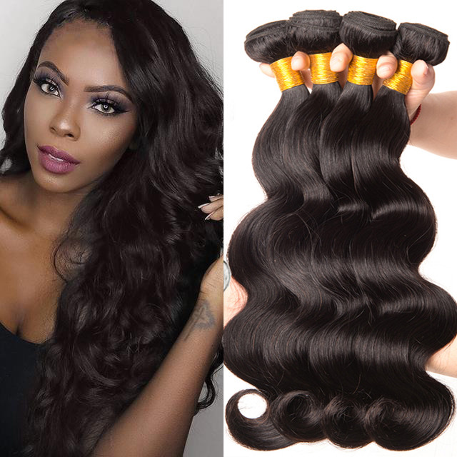 Unprocessed Brazilian Virgin Synthetic Human Hair Wigs Weave Body