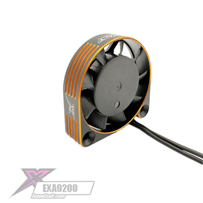 EXA9200 Exalt 30x30x10mm Aluminum High Speed Fan (Black/Gold)