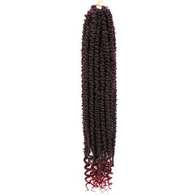 Spring Twist Crochet Hair 18'' Passion Twist Pre Looped Braiding Hair Extensions