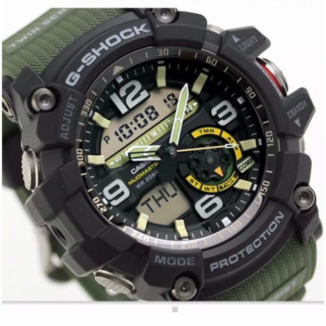 Casio G-Shock Mens Watch GG1000-1A3 GG-1000-1A3 Twin Sensor Mudmaster Green 889232114705 | eBay
