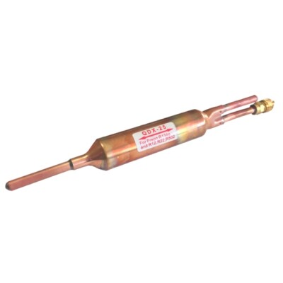 FILTER DRIER REFRIGERANT LIQUID LINE WITH CHARGING VALVE 1/4 X 1/4  25 grams