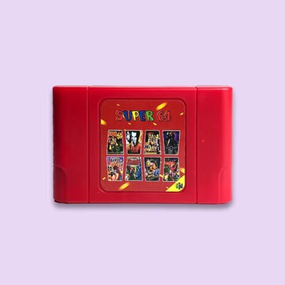 N64 340 In 1 Bit Game Retro 64 Super NTSC/PAL Card Combo Cartridge