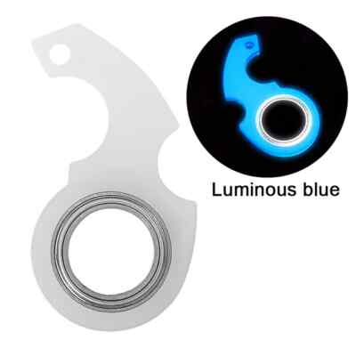 Spinner Stress Toy  Fingertip Spinning  Keychain Metal Finger Fidget Ring