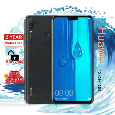 Huawei Y9 4+128GB Android 9.0 Unlocked Multi-Language Support SmartPhone