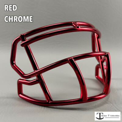 Chrome & Custom Colors Riddell Speed S2BD-SW-SP Mini Football Helmet Facemask