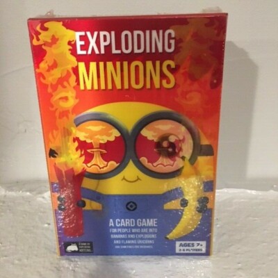 Exploding Minions Card Game by Exploding Kittens NIB Factory Sealed