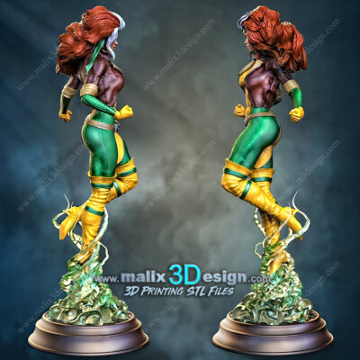 Rogue  Resin Sculpture Statue Model Kit X-Men size choices!