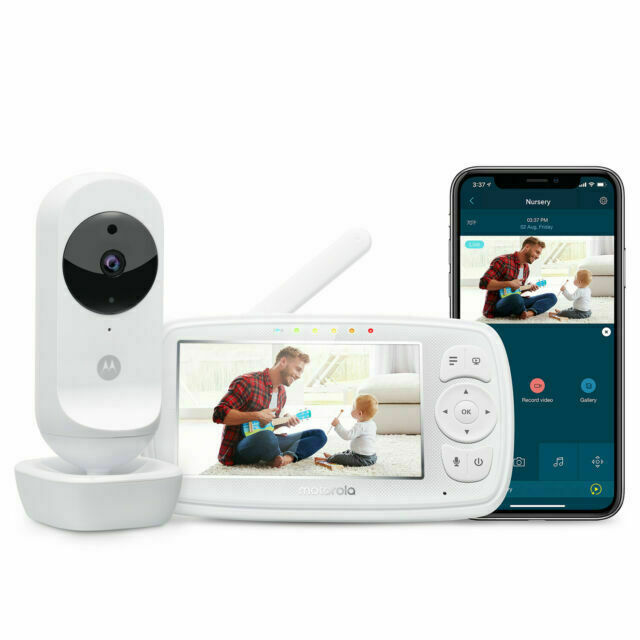 MOTOROLA EASE44CONNECT Video Baby Monitor with Lullabies  & Cable