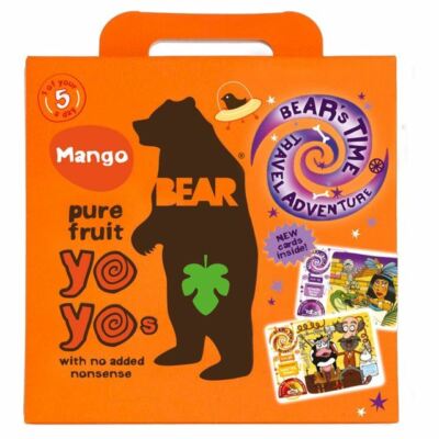 Bear Fruit Yoyos Mango Multipack - 5 x 20g