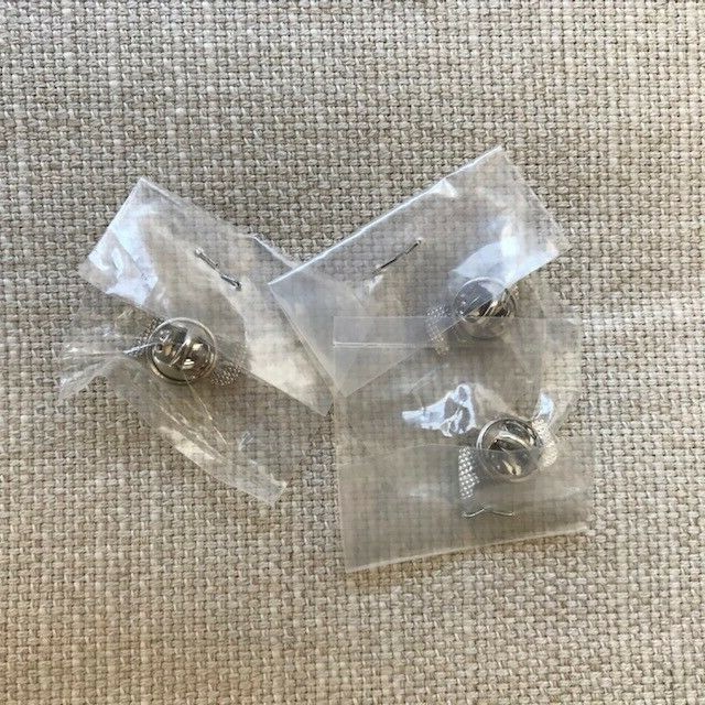 USA Lapel Pins. NIP Lot of 3. Red U, White S, Blue A