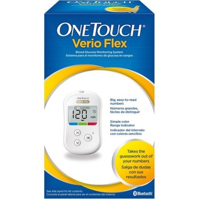 One Touch Verio Flex Meter Blood Glucose Monitoring Kit (Brand...