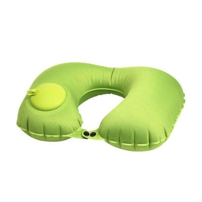 U-Shaped Pillow Travel Portable Press Automatic Inflatable