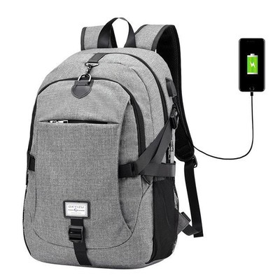 Waterproof  Multifunctional Anti-theft Backpack With USB Charging