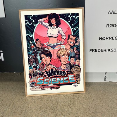 Weird Science Lisa Mondo Giclee Print Art Film Poster