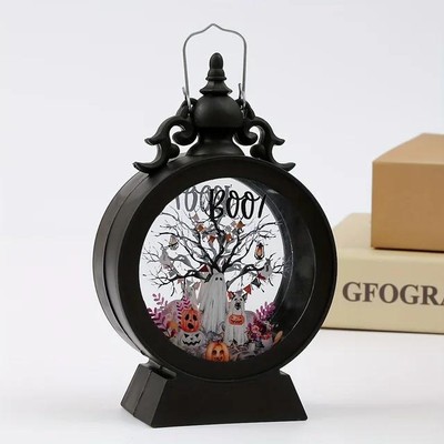 Halloween Lantern Candle Decor Outdoor Party Lamp Festival Ghost Light Up NEW