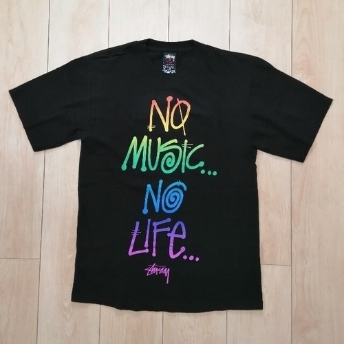 STUSSY × Tower Records Collaboration T-shirt30th Anniversary