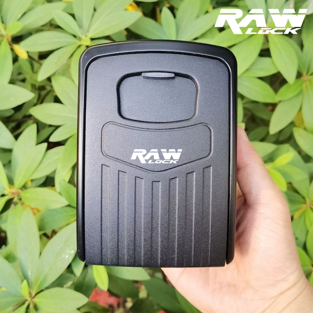 BLACK Extra Large Combination Key Box Key Safe Heavy Duty Outdoor Wall Mounted