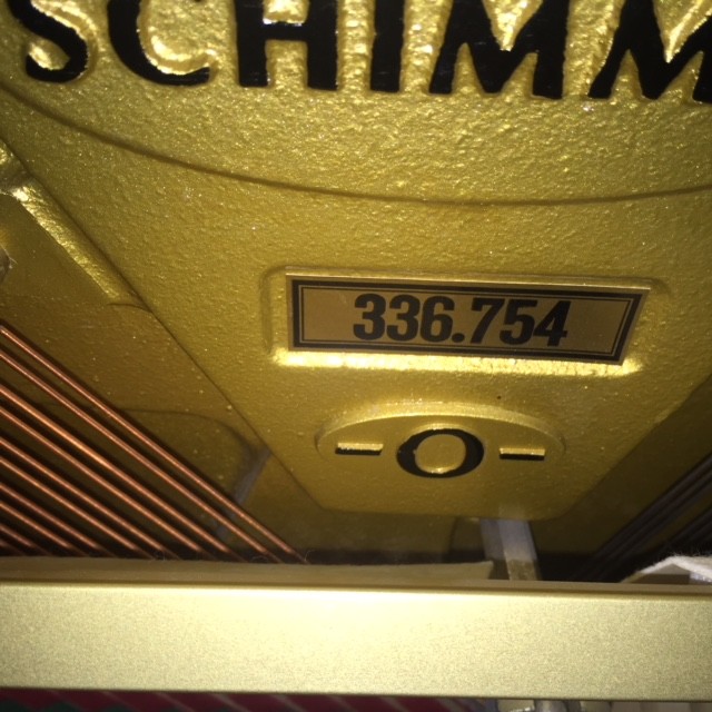 Schimmel Upright Piano Model 132DT