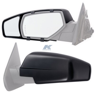 Fit System 80910 Chevrolet/GMC Full Size Truck Clip-On Towing Mirror - Pair