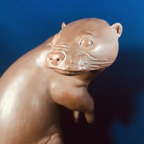 Meissen Otter, By Max Esser, Bottger Stoneware