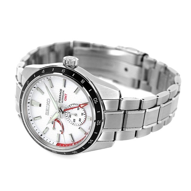 Pre-owned Seiko Presage Sarf025 Gmt Sharp Edged Limited 300 Air Lines
