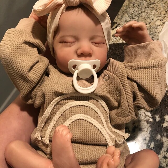 Lifelike Newborn Full Body Silicone Doll 19in Us