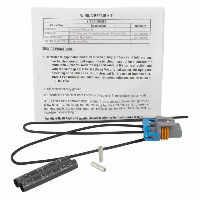 2013-2015 Genuine Ford Taurus Headlight Connector Wire Motorcraft SW-7836