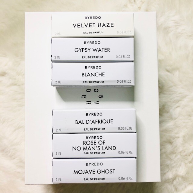 BYREDO 2ml 6種セット Byredo Discovery Set - 6 Pieces Sample Set Spray Vial Eau De