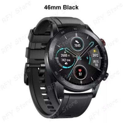 Huawei Honor Magic 2 46mm GPS Make/Receive BT Call 5ATM WP HR Mon Men Smartwatch