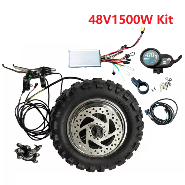 11 inch Electric Scooter Hub Motor Kit 48V1000W1500W Engine Conversion kit