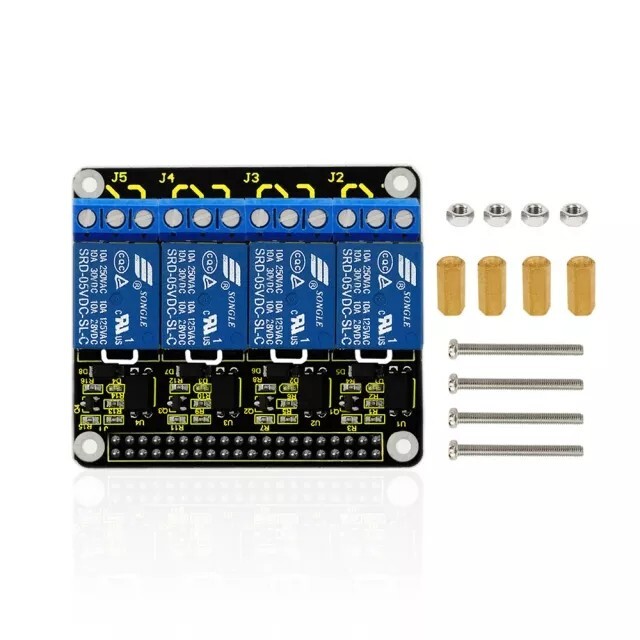 Relay shield keyestudio raspberry pi